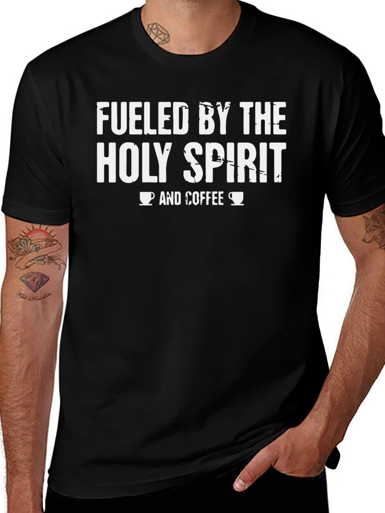 Fueled By The Holy Spirit & Coffee T-Shirt
