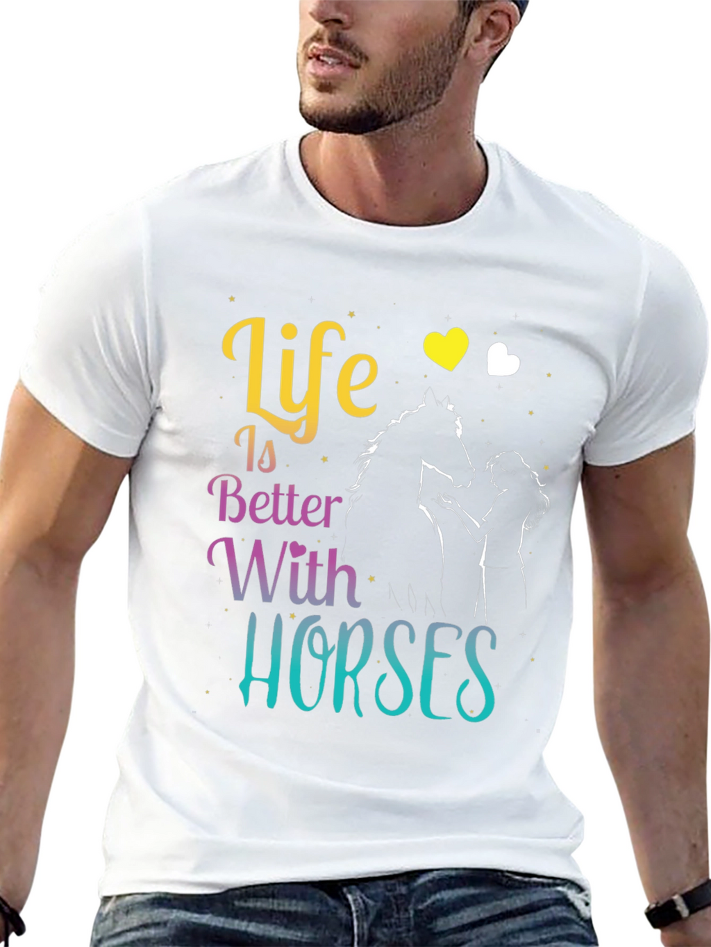 Life is Better with Horses T-Shirt