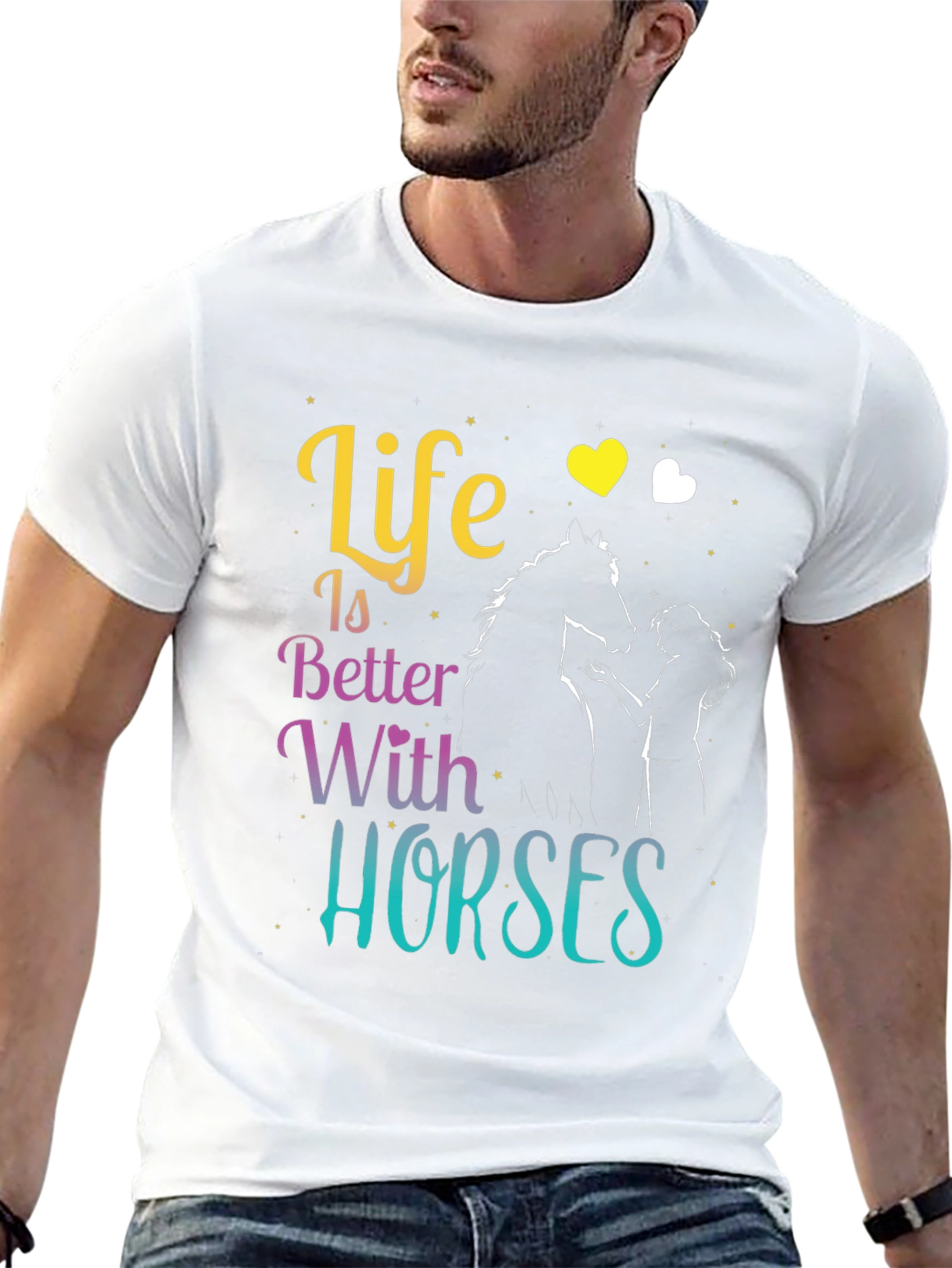Life is Better with Horses T-Shirt