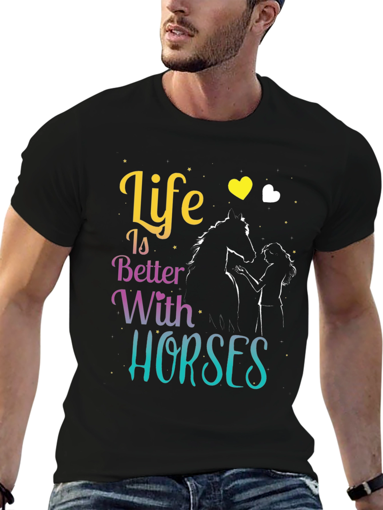 Life is Better with Horses T-Shirt