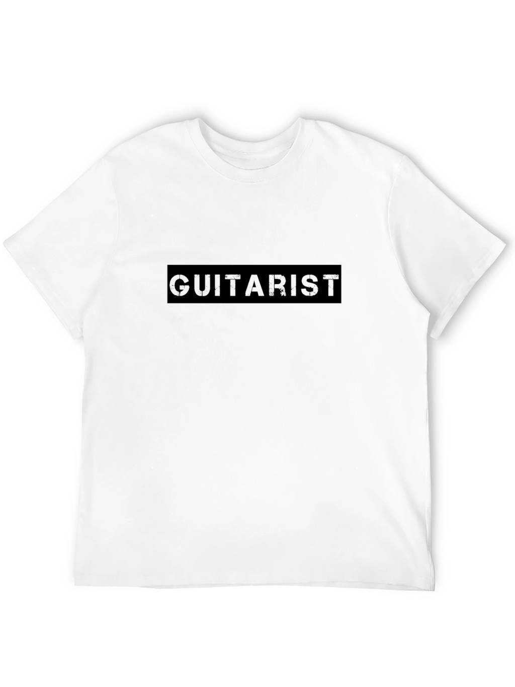 Guitarist Black T-Shirt Casual Wear