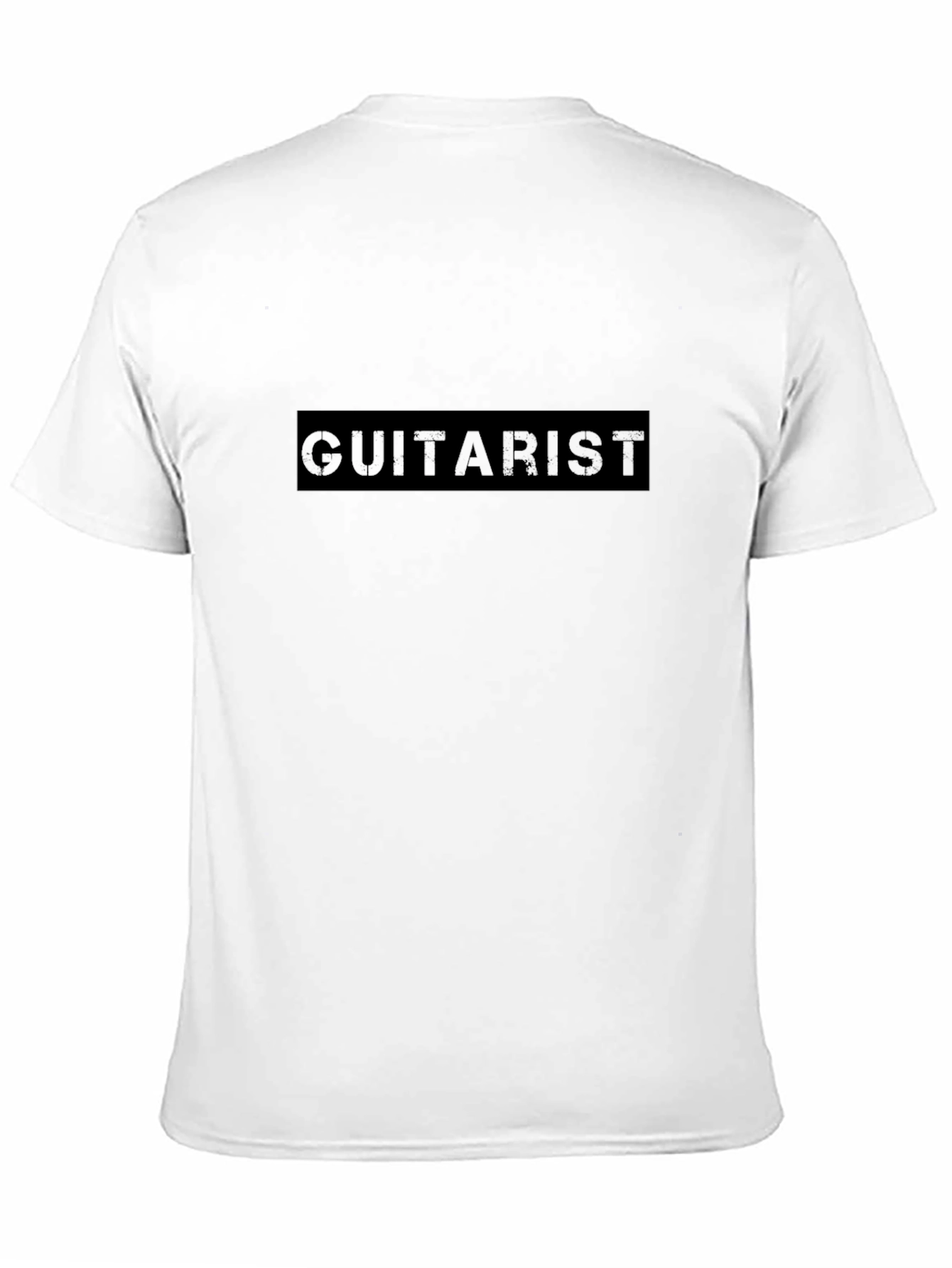 Guitarist Black T-Shirt Casual Wear