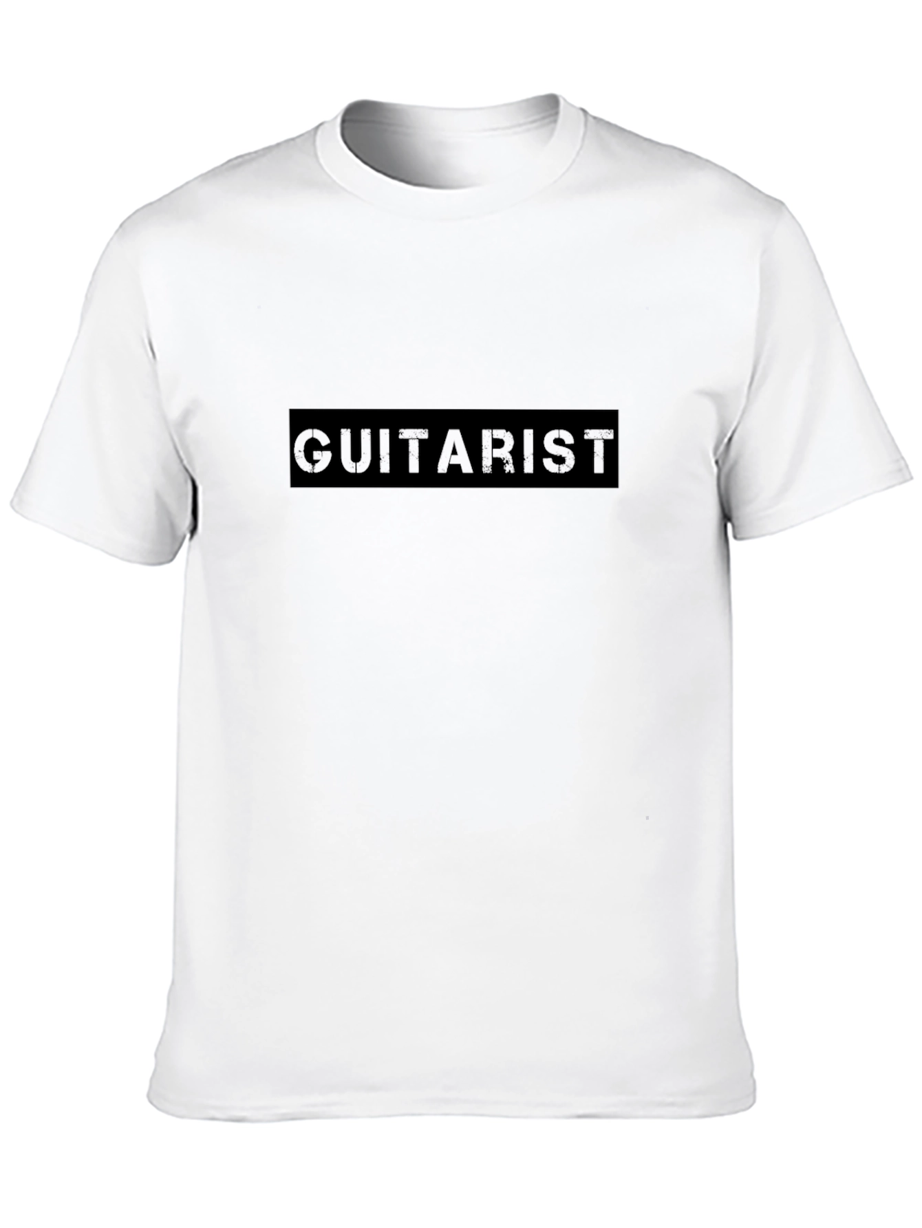 Guitarist Black T-Shirt Casual Wear