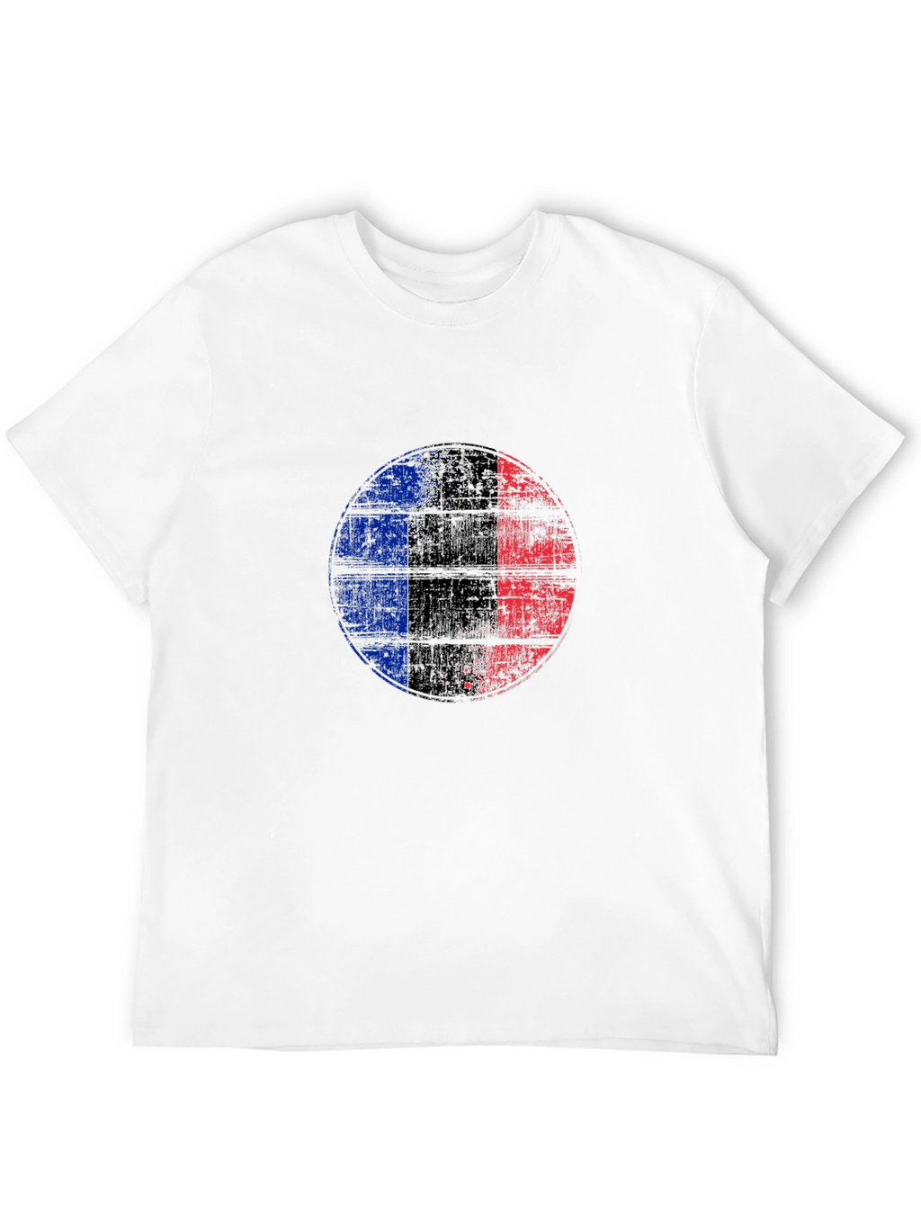 France Flag Distressed Graphic Tee
