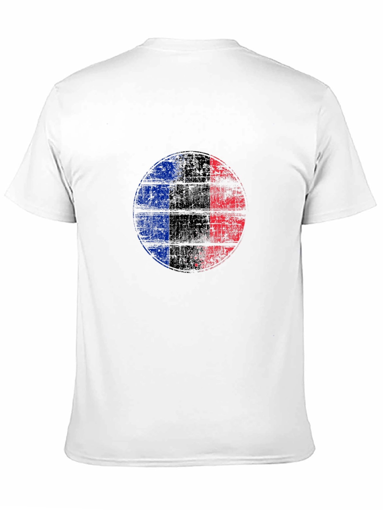 France Flag Distressed Graphic Tee