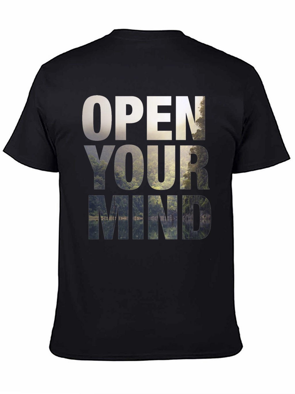 Open Your Mind Graphic Tee - Nature Inspired Design