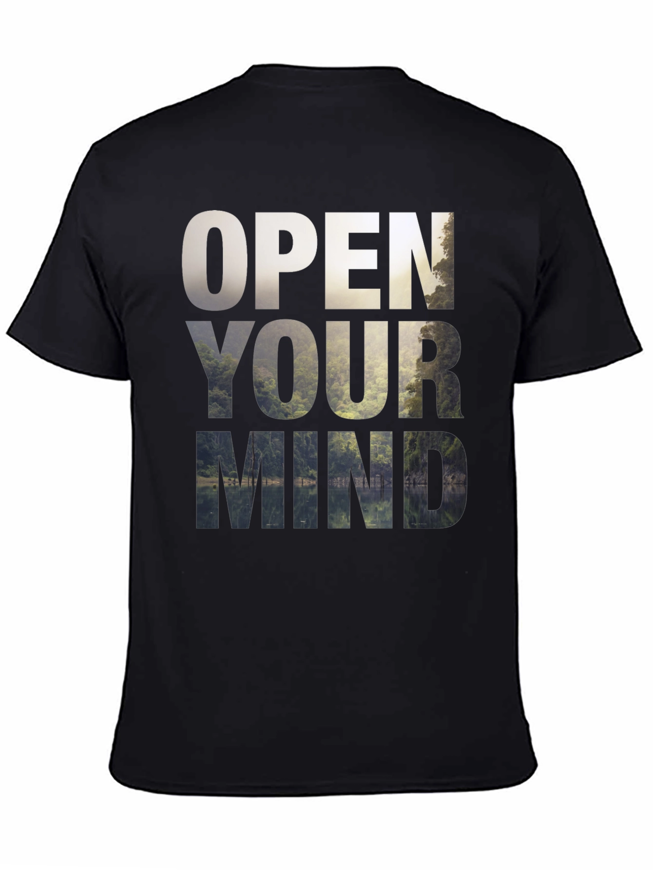 Open Your Mind Graphic Tee - Nature Inspired Design