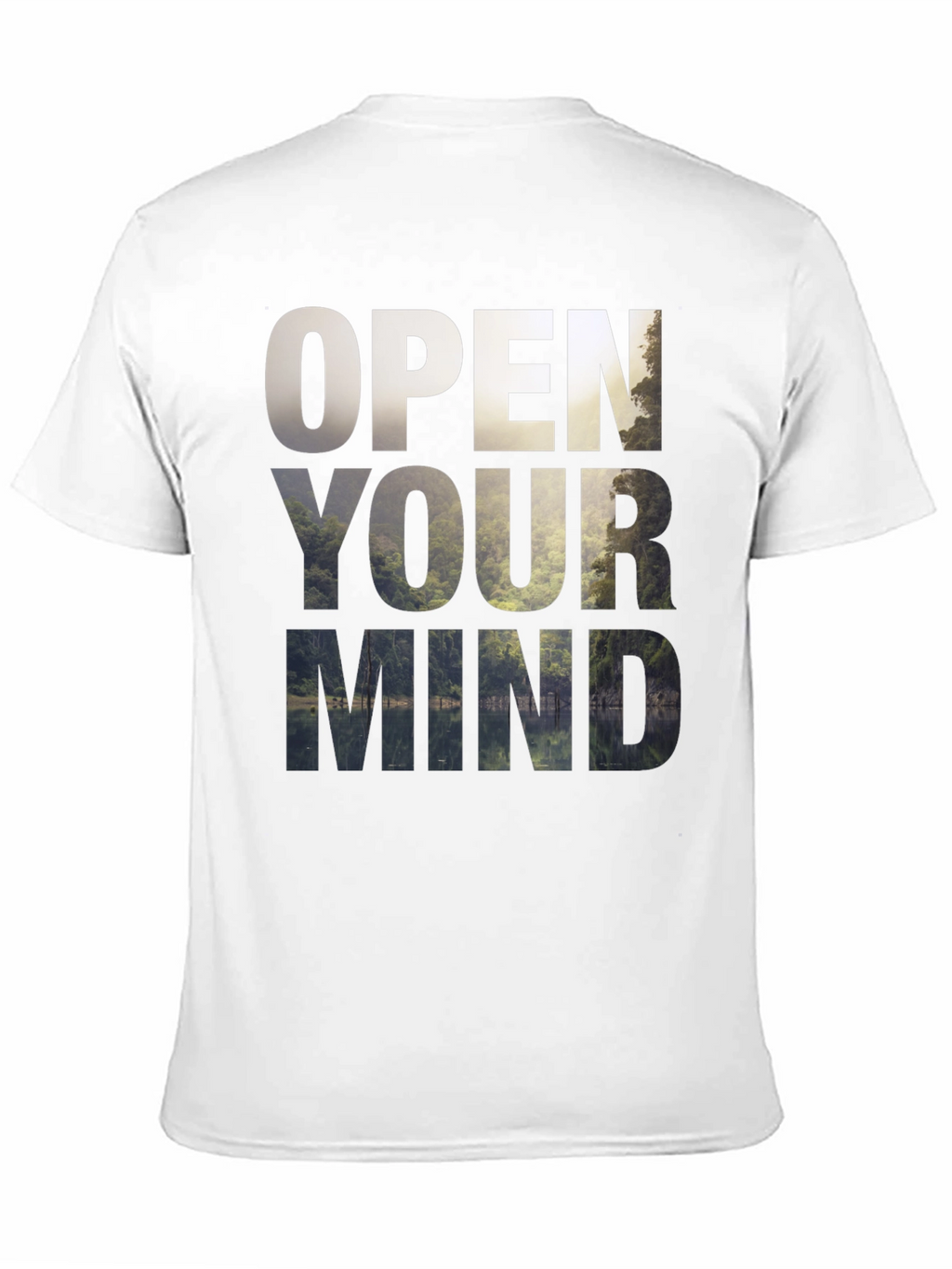 Open Your Mind Graphic Tee - Nature Inspired Design