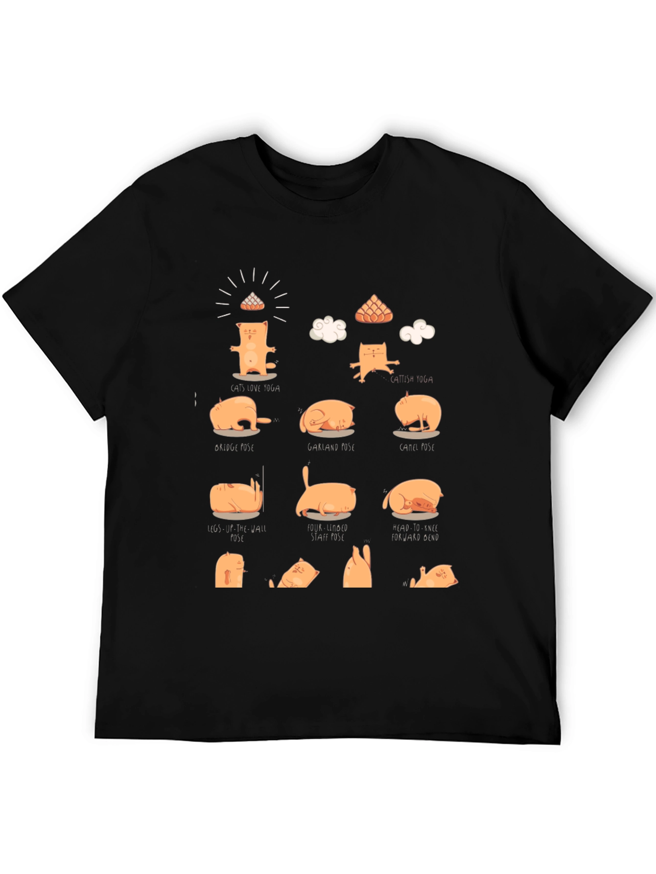 Yoga Cat T-Shirt - Funny Meditation Tee