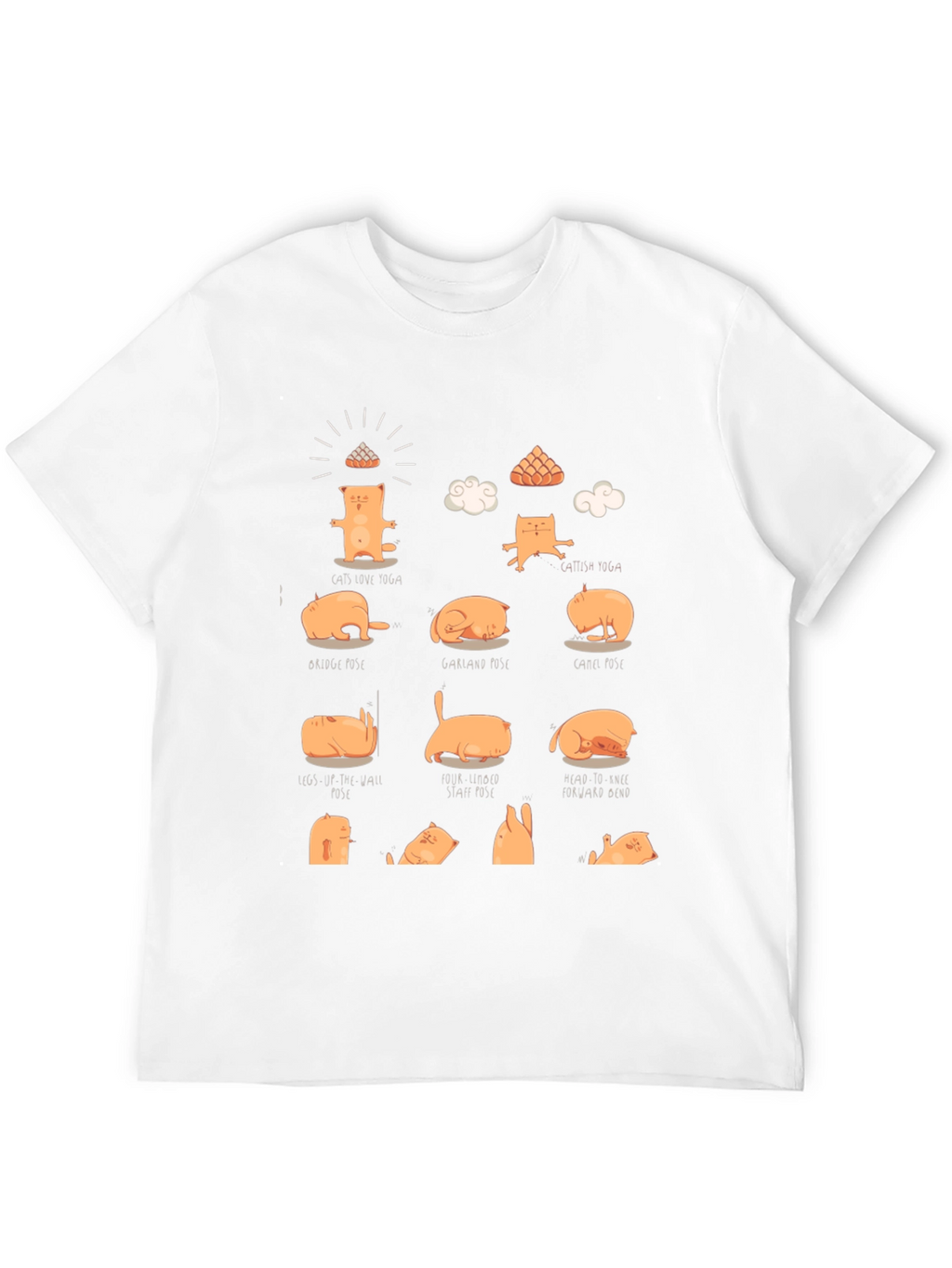 Yoga Cat T-Shirt - Funny Meditation Tee