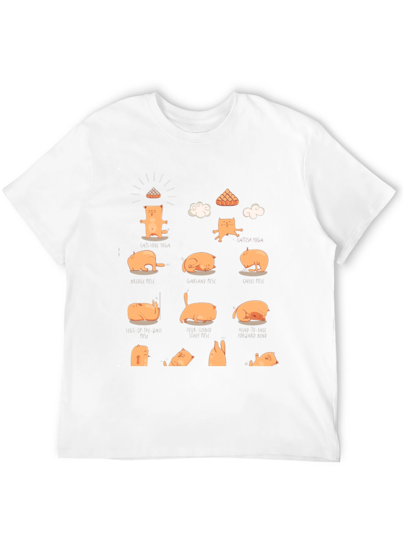 Yoga Cat T-Shirt - Funny Meditation Tee
