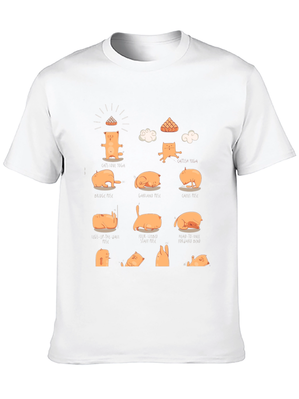 Yoga Cat T-Shirt - Funny Meditation Tee