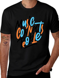 Music Connects People Graphic Tee - Black
