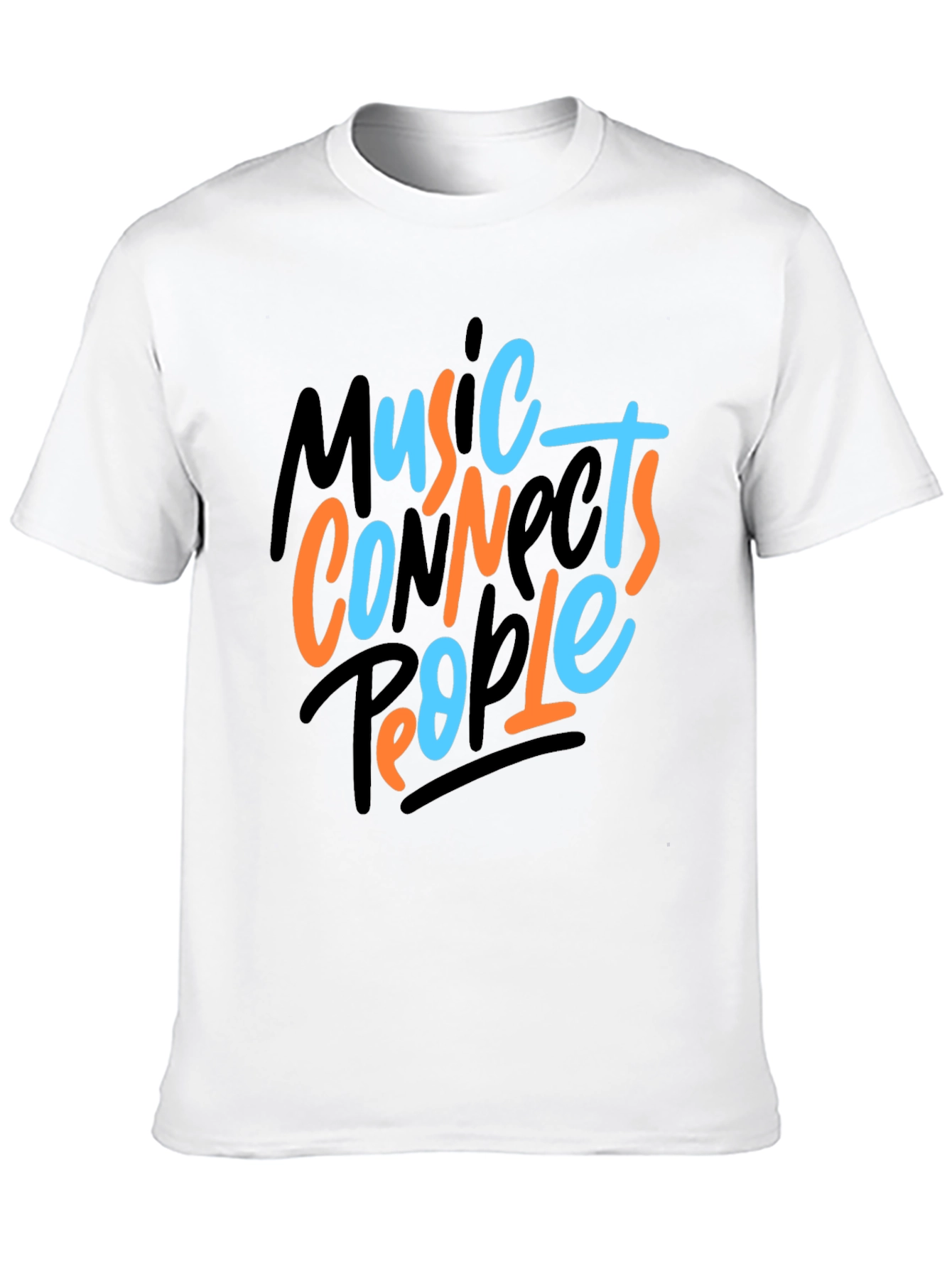 Music Connects People Graphic Tee - Black