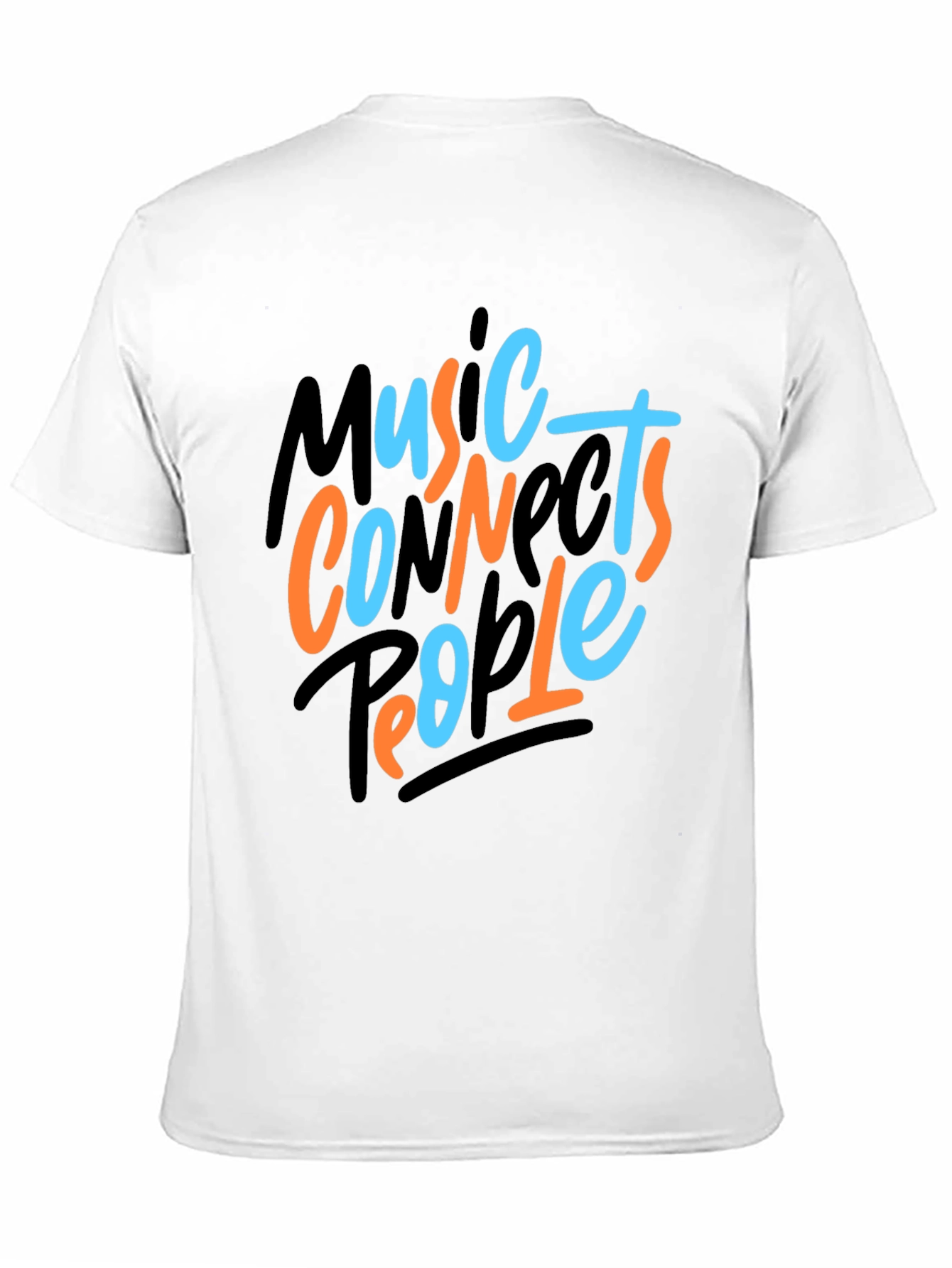 Music Connects People Graphic Tee - Black