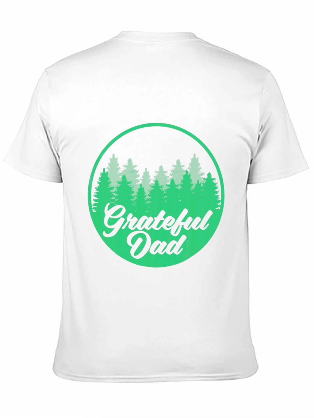 Grateful Dad Forest Graphic Tee - Black