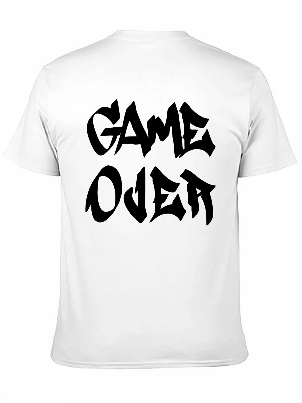 Game Over Graphic Tee - Black Crewneck