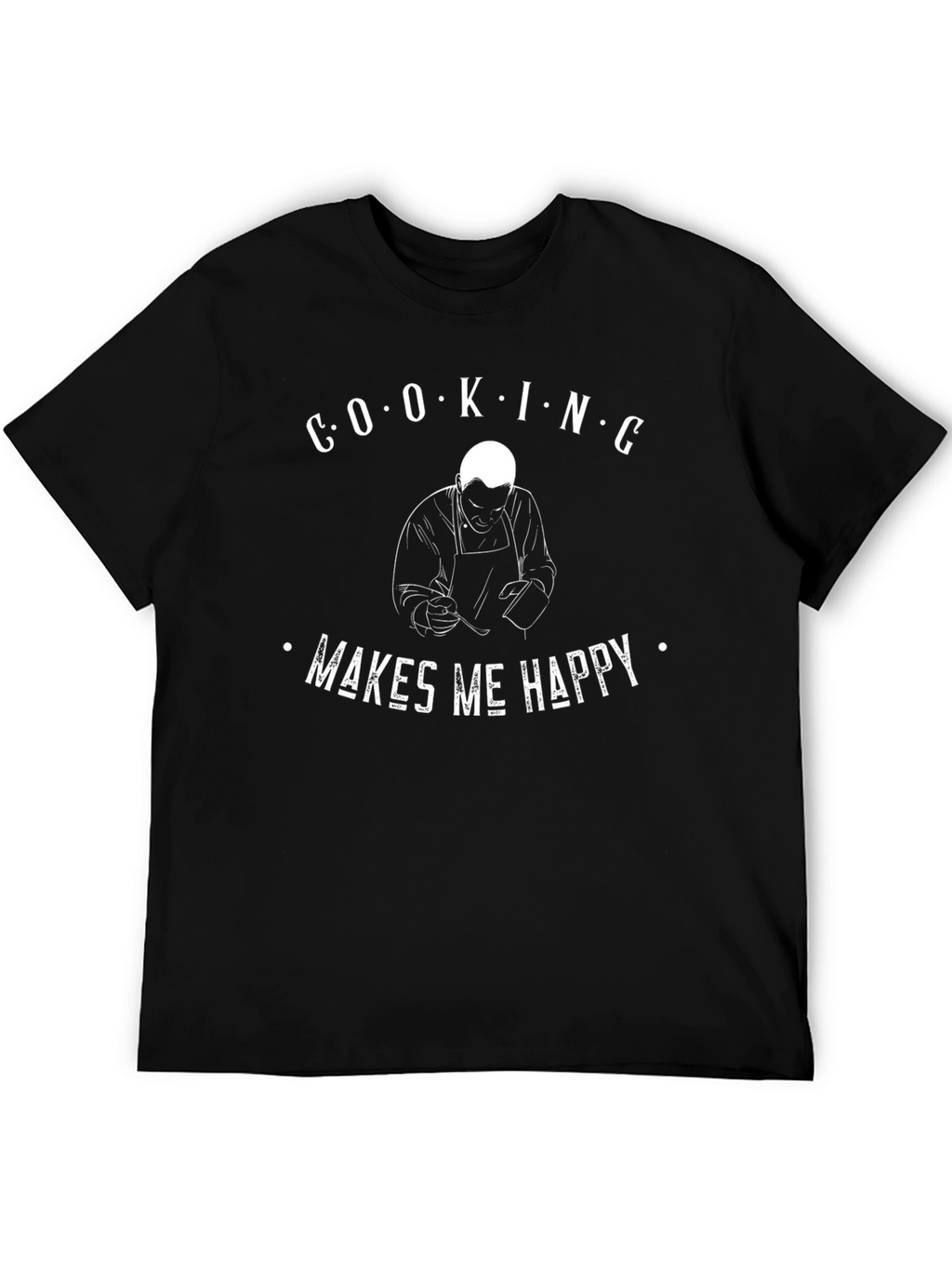 Cooking Makes Me Happy Graphic Tee