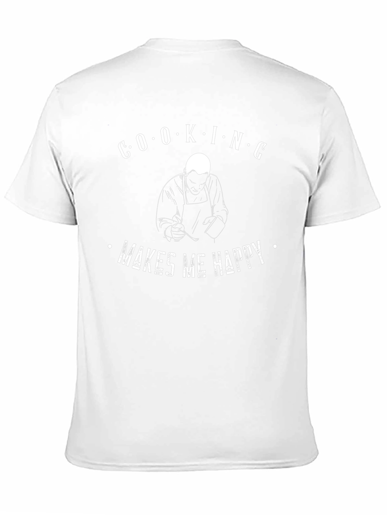 Cooking Makes Me Happy Graphic Tee