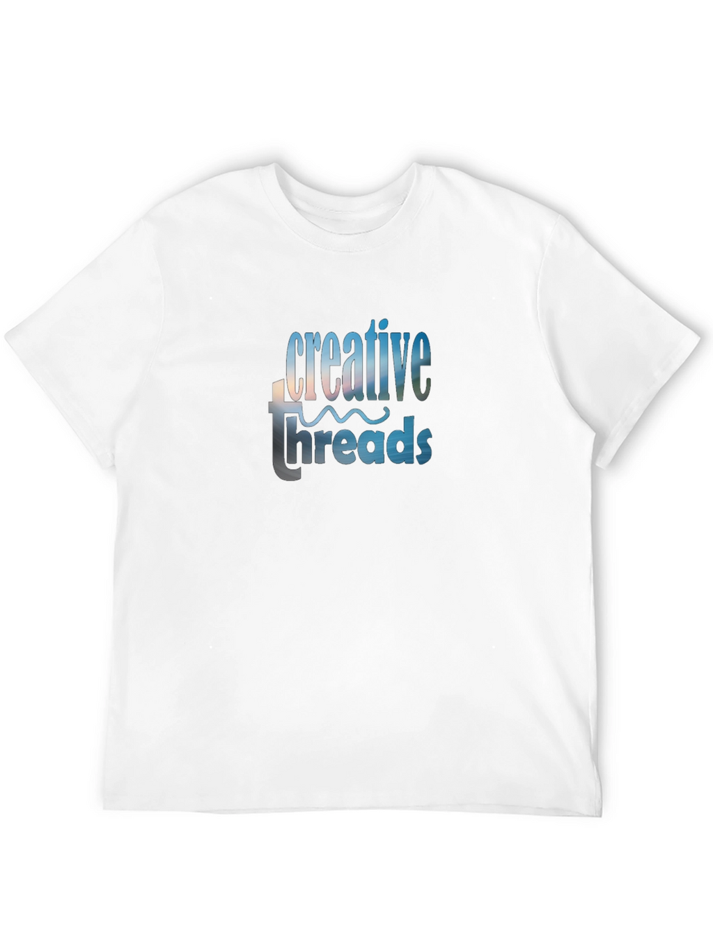 Creative Threads Graphic Tee - Black Cotton Blend