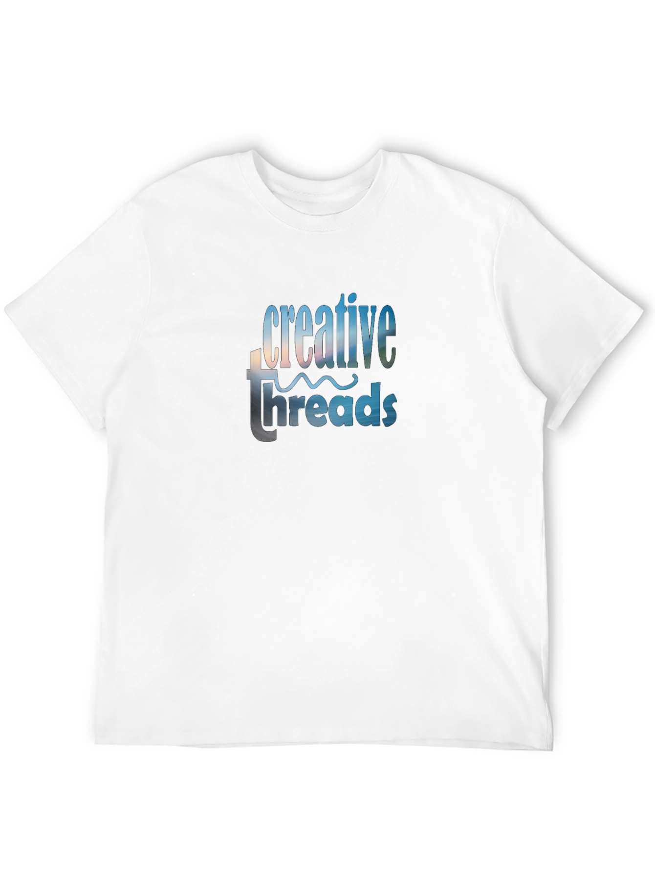 Creative Threads Graphic Tee - Black Cotton Blend