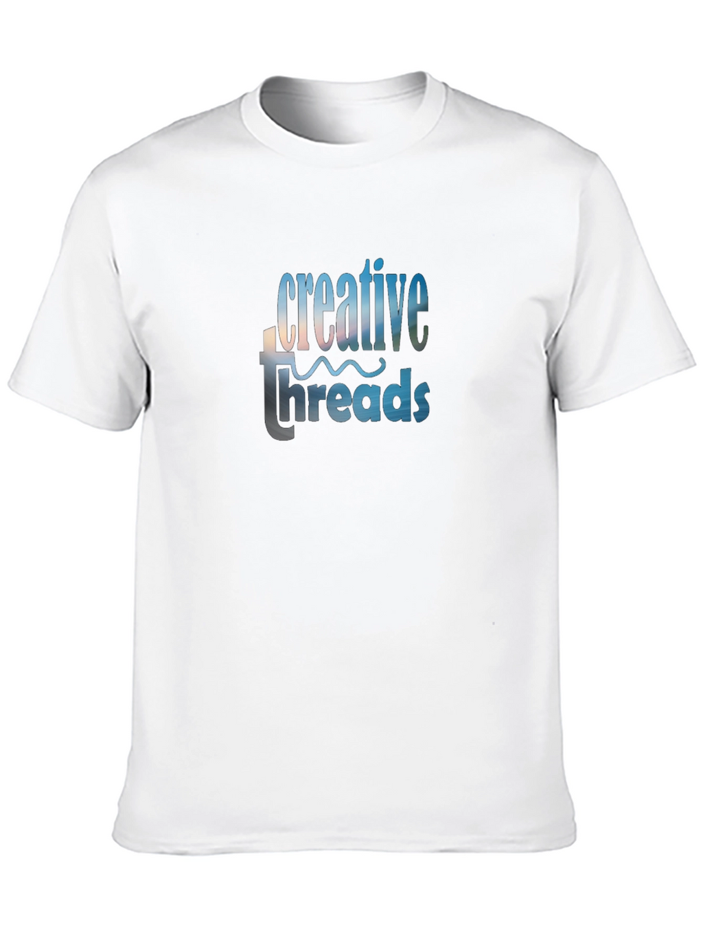 Creative Threads Graphic Tee - Black Cotton Blend