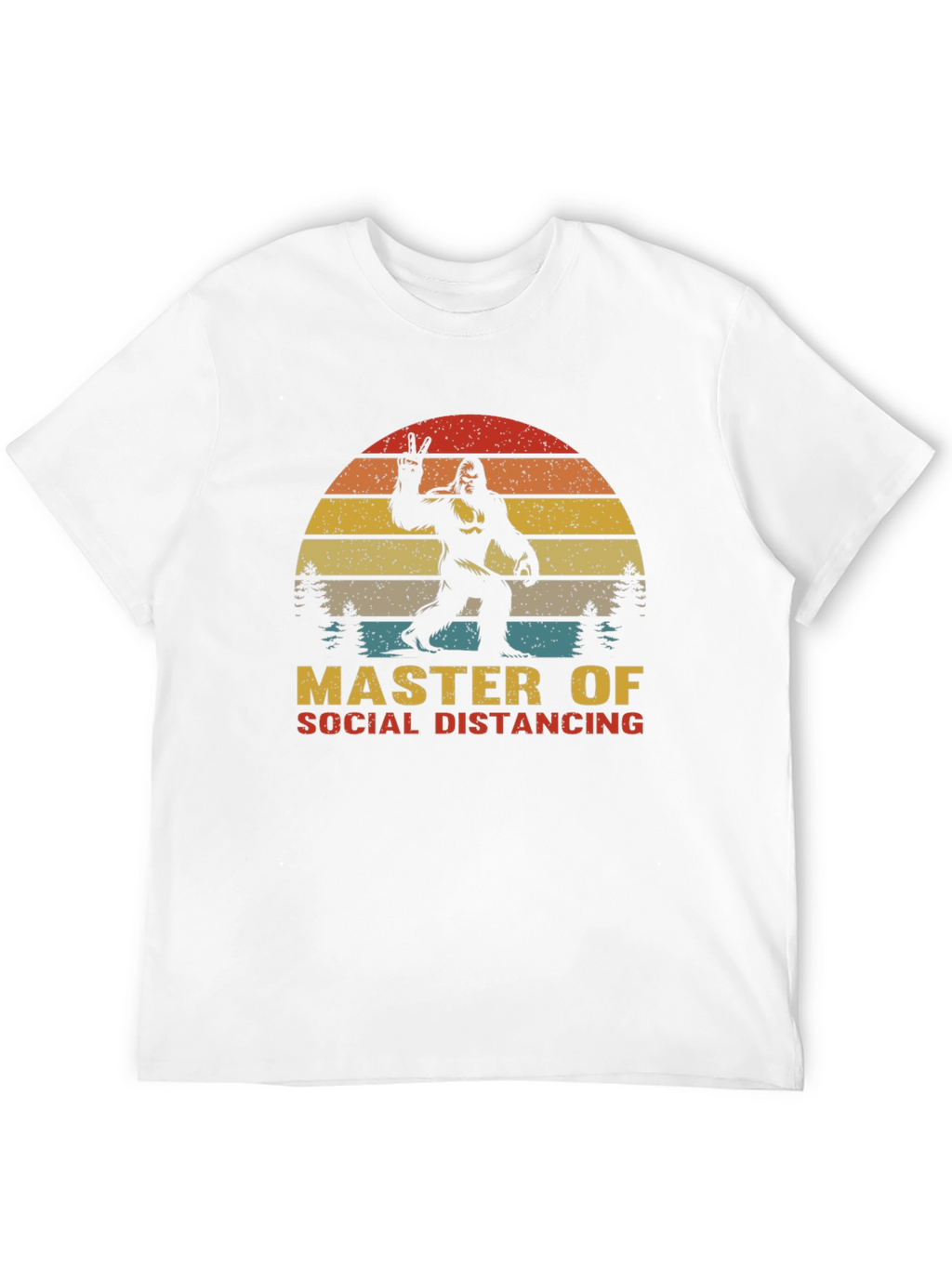 Master of Social Distancing Bigfoot T-Shirt