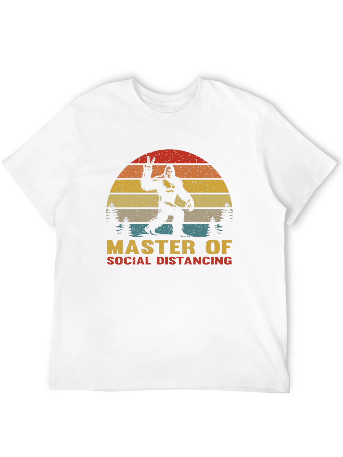 Master of Social Distancing Bigfoot T-Shirt