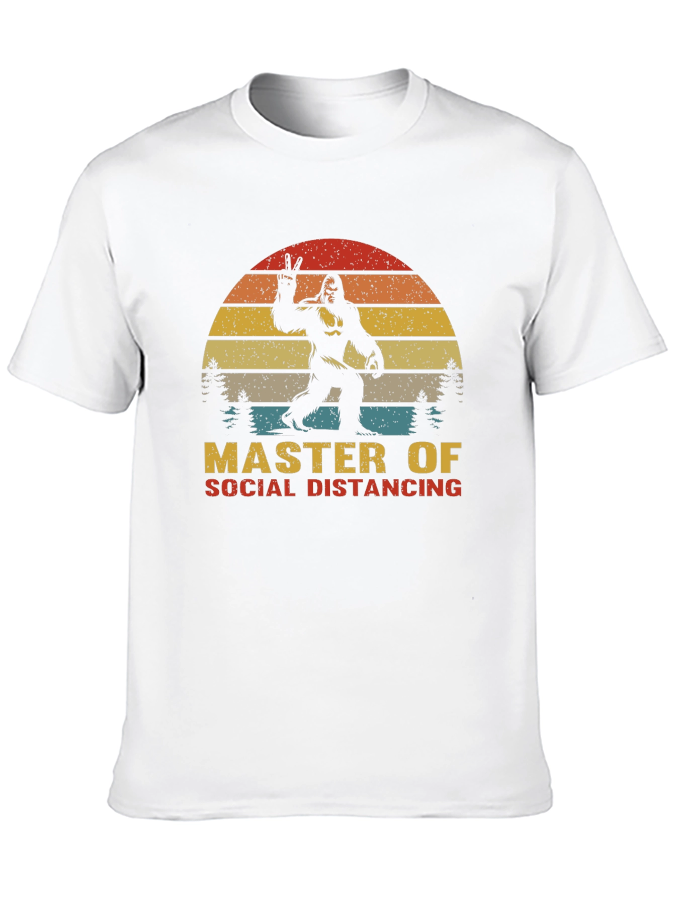 Master of Social Distancing Bigfoot T-Shirt