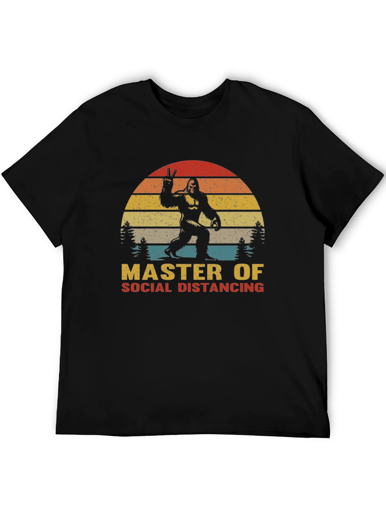 Master of Social Distancing Bigfoot T-Shirt
