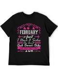 February Aunt T-Shirt - 3 Sides