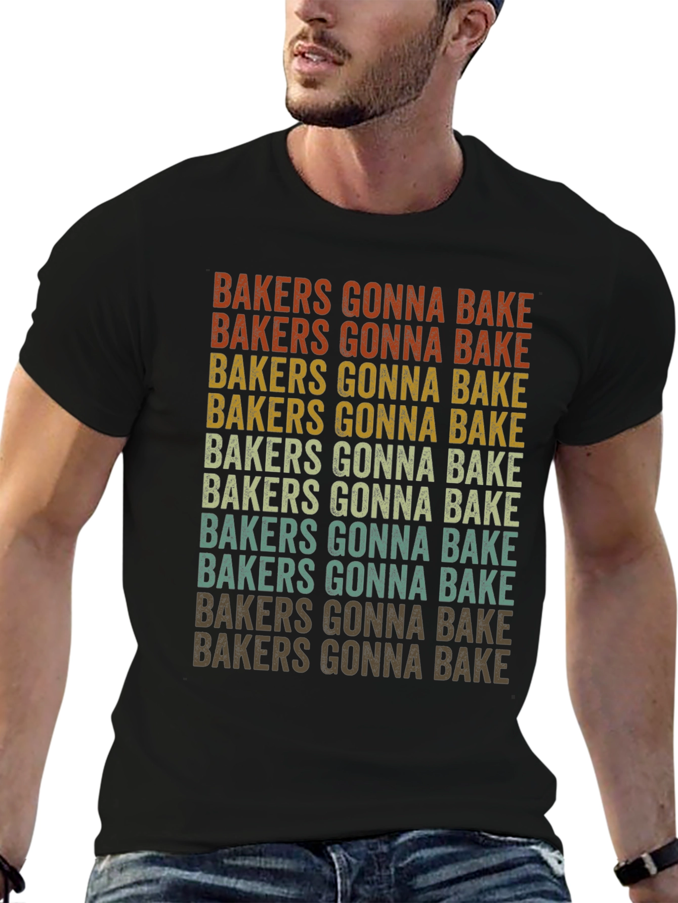 Bakers Gonna Bake Retro Graphic Tee