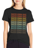 Bakers Gonna Bake Retro Graphic Tee