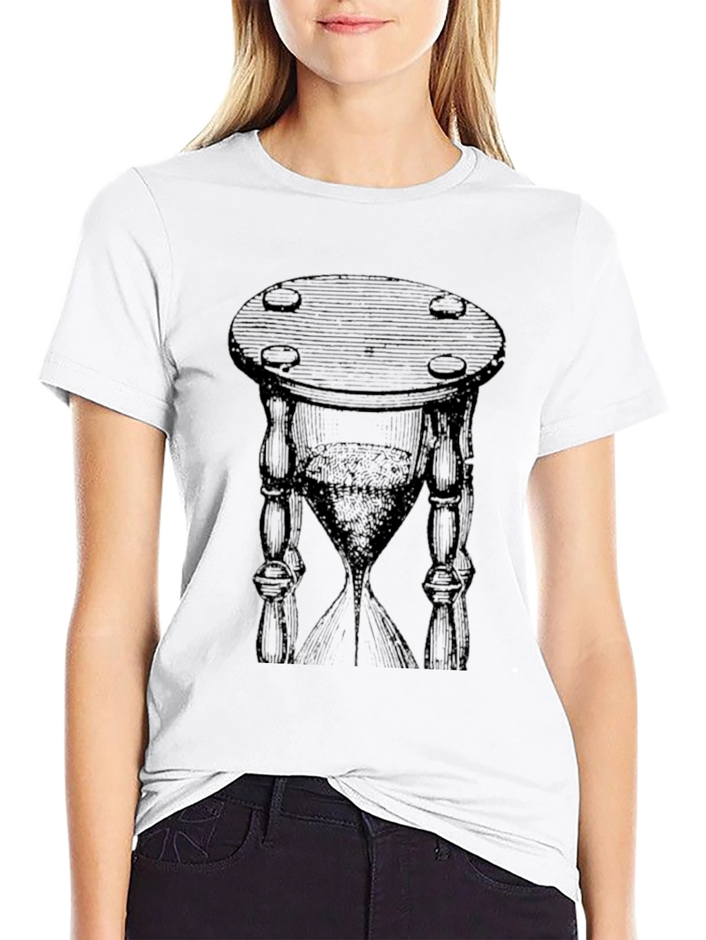 Hourglass Graphic Tee - Timeless Design