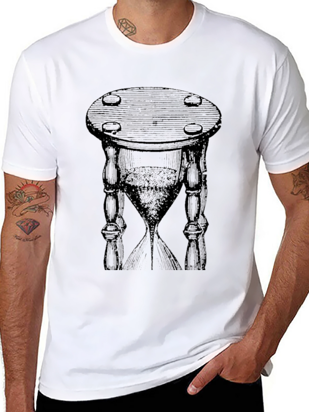 Hourglass Graphic Tee - Timeless Design