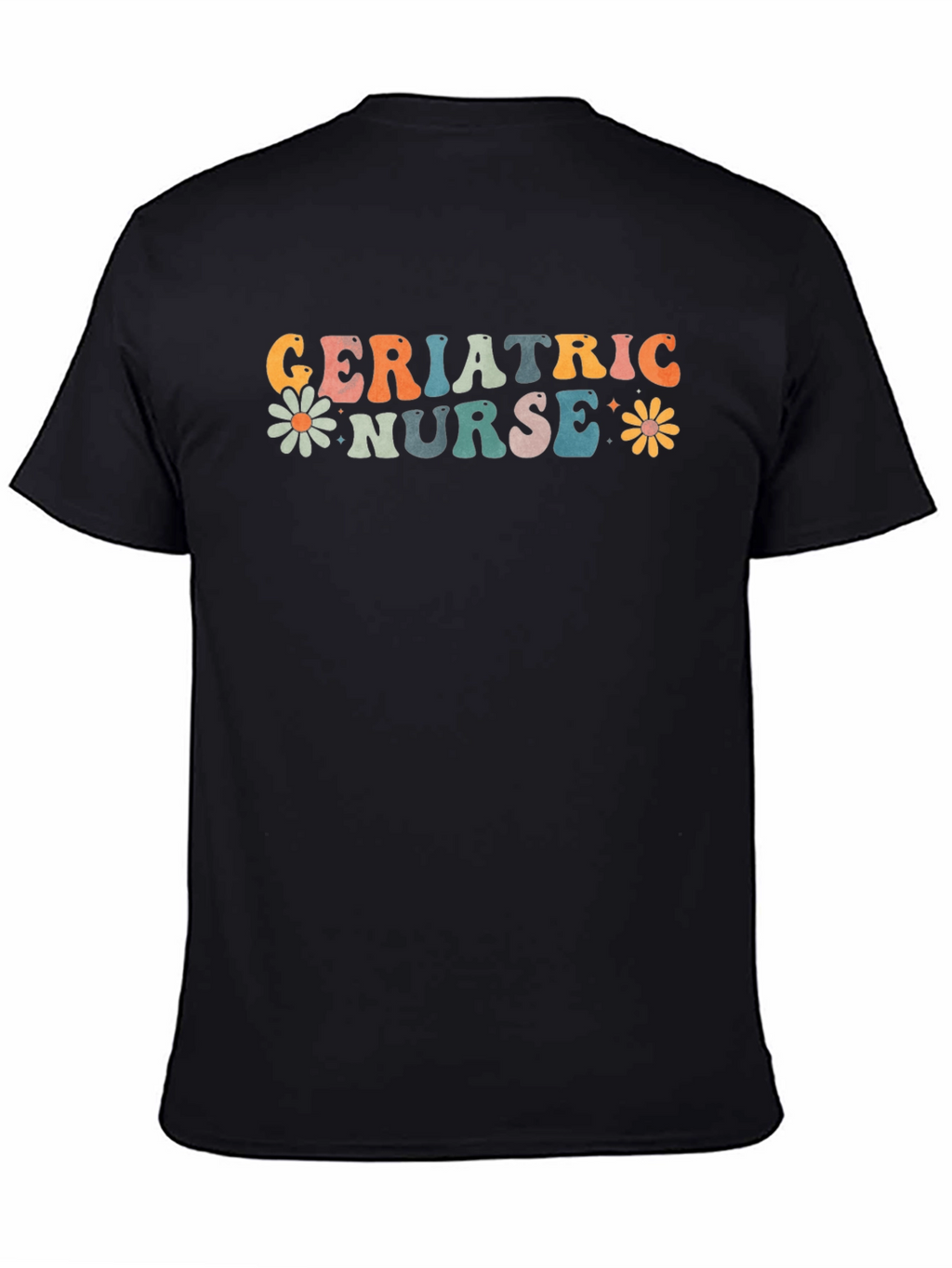 Geriatric Nurse Retro Graphic T-Shirt