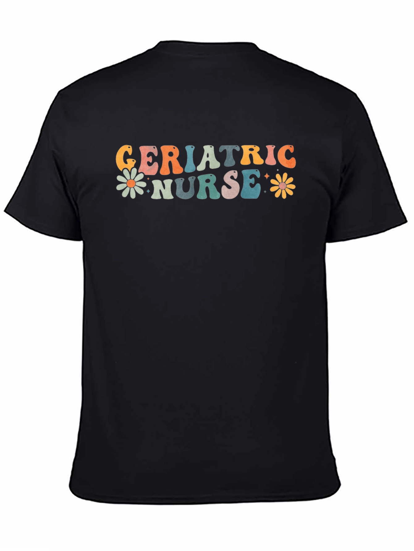 Geriatric Nurse Retro Graphic T-Shirt