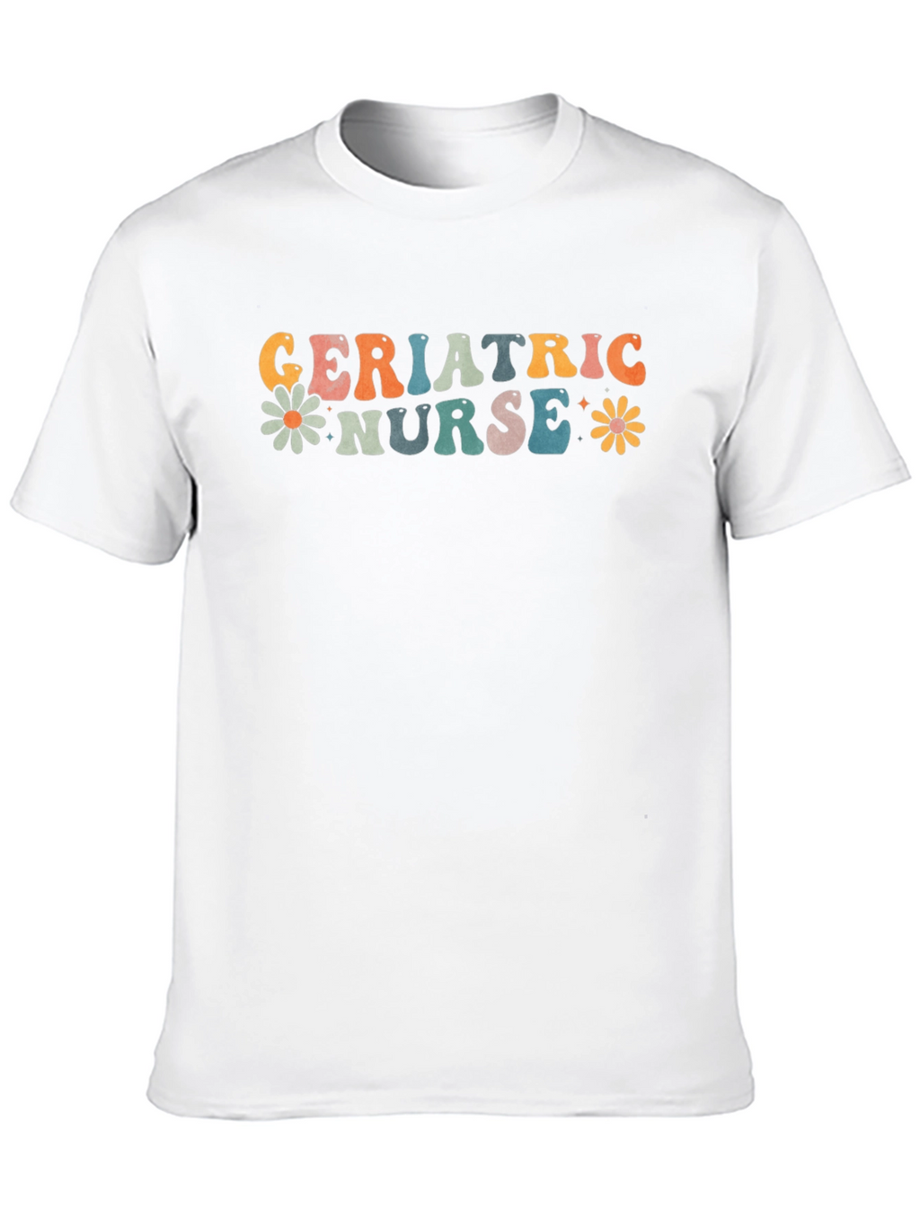 Geriatric Nurse Retro Graphic T-Shirt