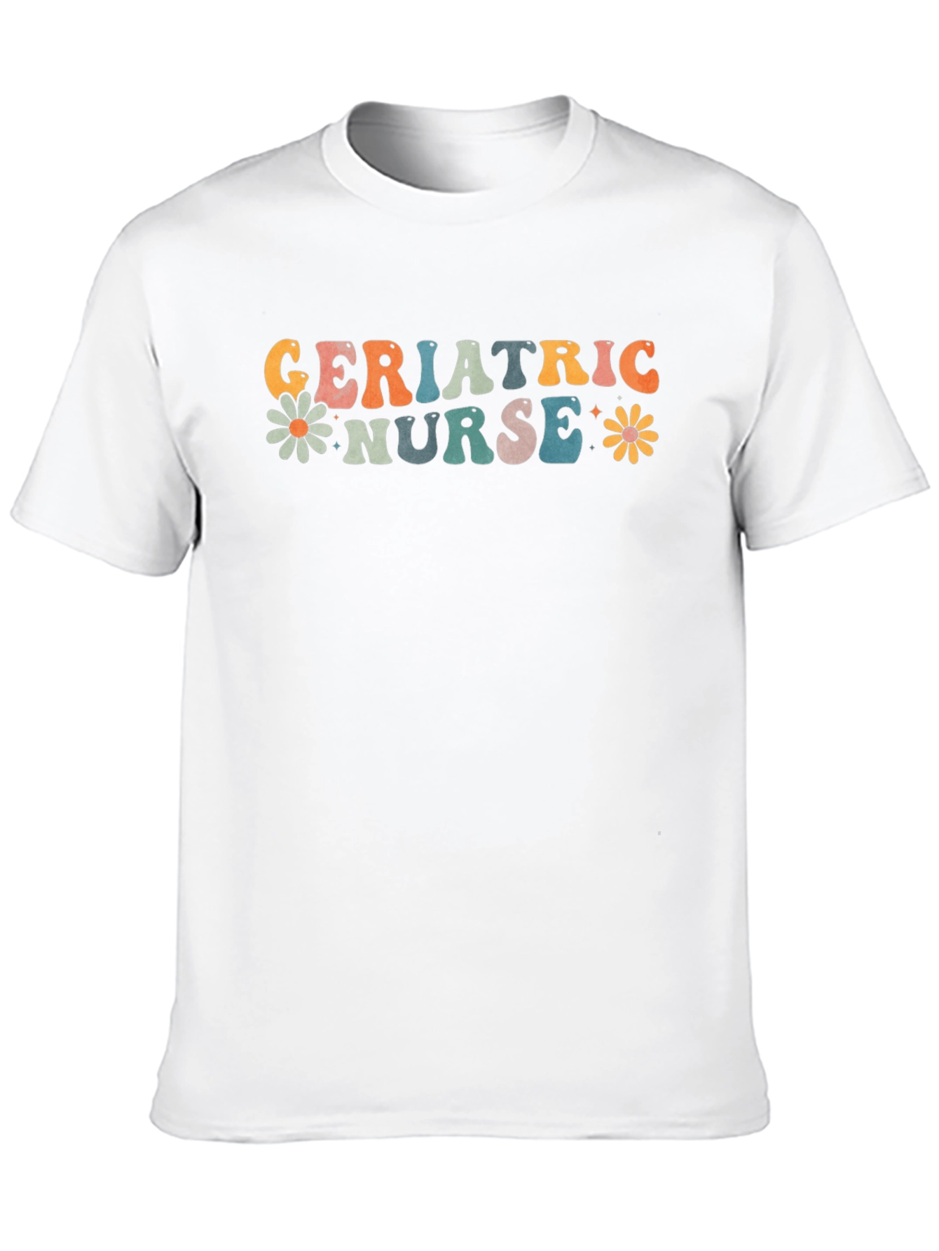 Geriatric Nurse Retro Graphic T-Shirt