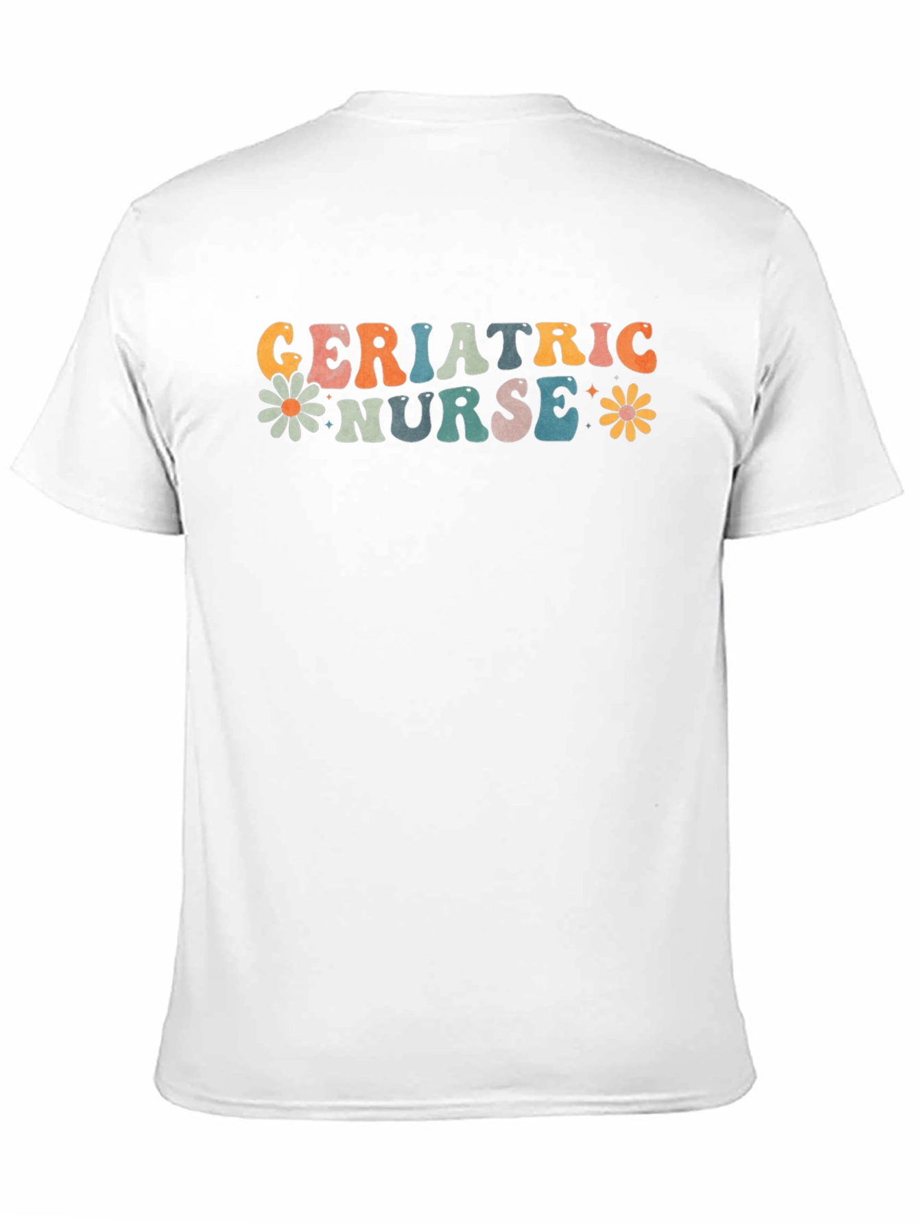Geriatric Nurse Retro Graphic T-Shirt