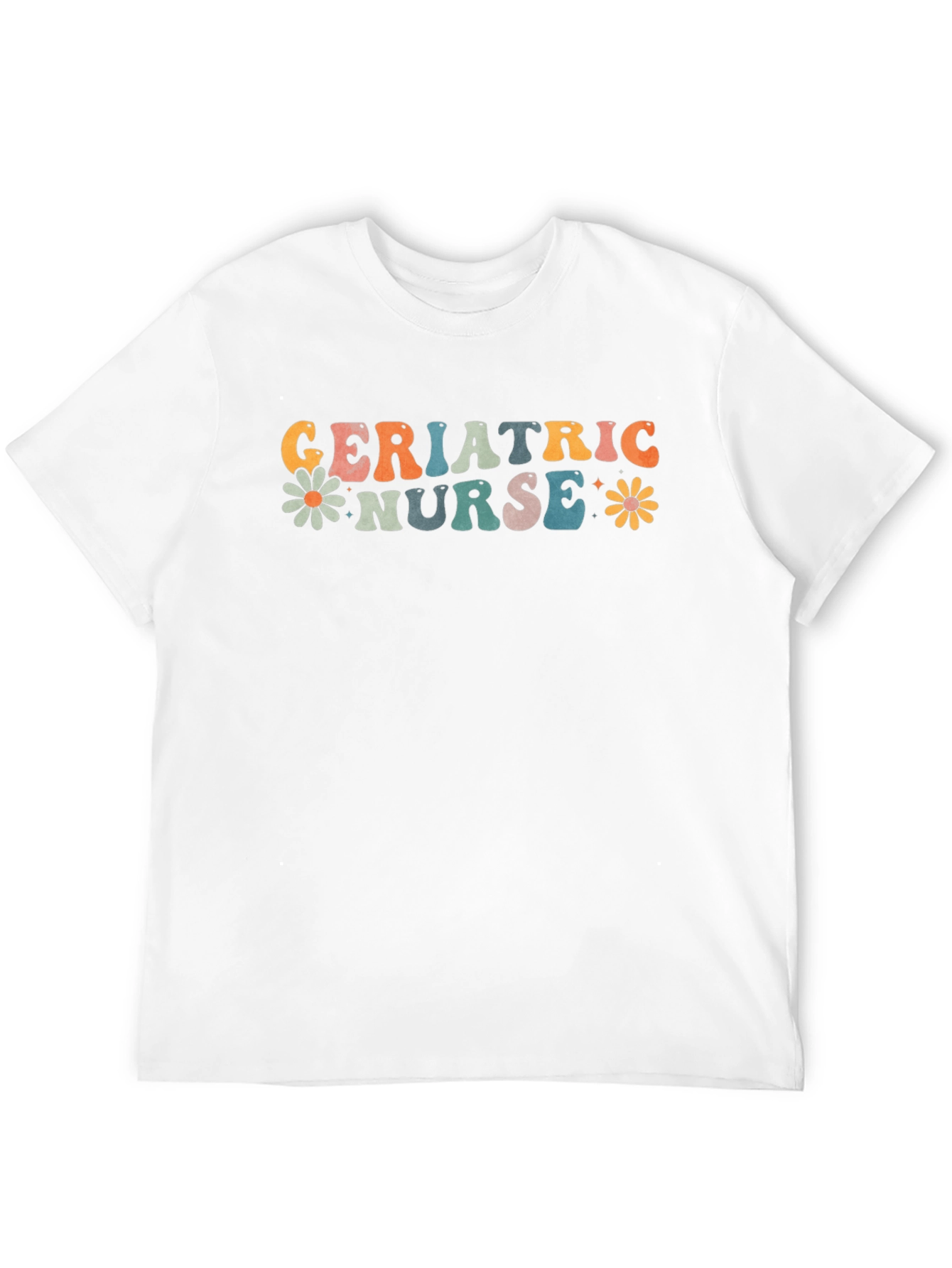 Geriatric Nurse Retro Graphic T-Shirt