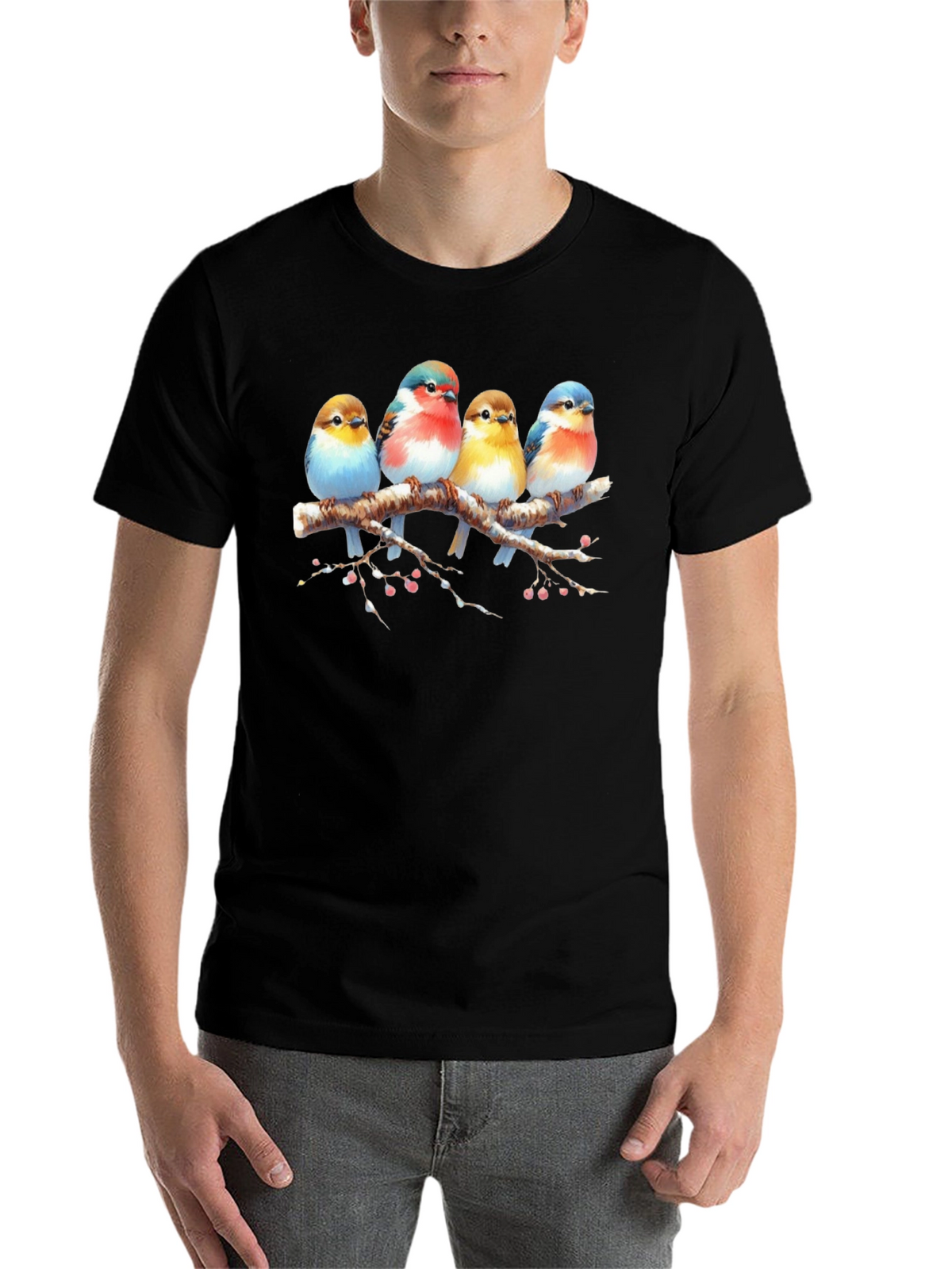 Birds on Branch Graphic Tee