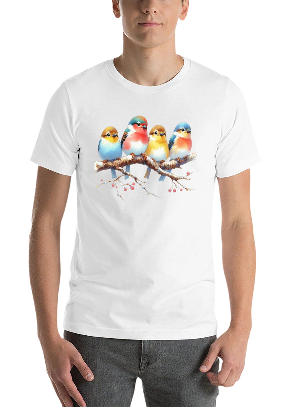 Birds on Branch Graphic Tee