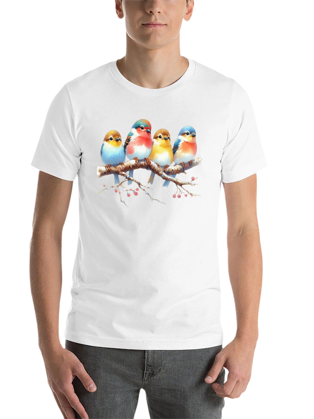 Birds on Branch Graphic Tee