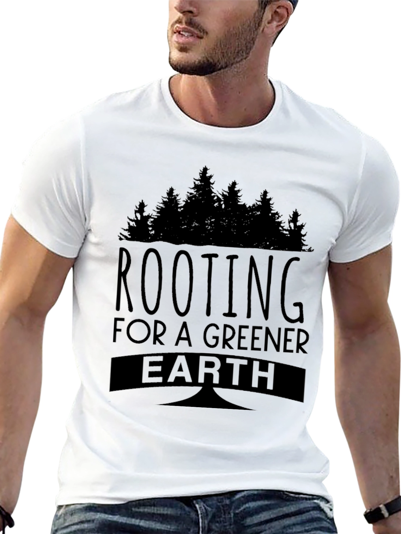 Rooting for a Greener Earth Graphic Tee