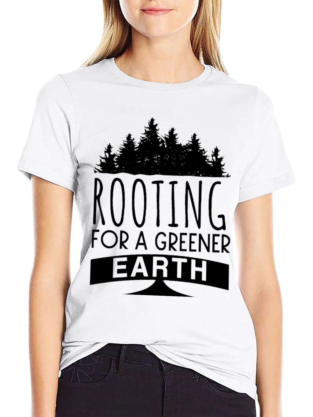 Rooting for a Greener Earth Graphic Tee
