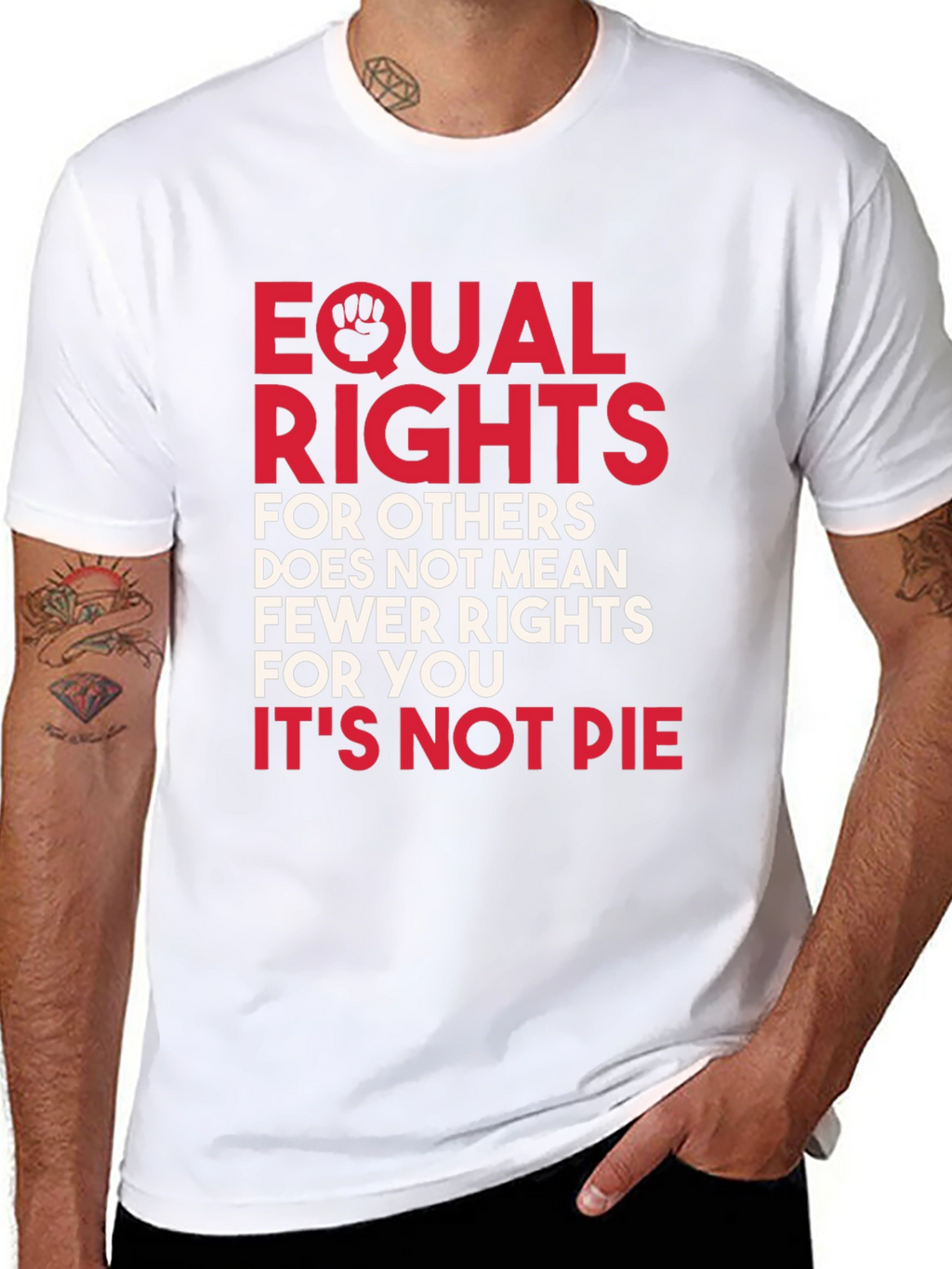 Equal Rights T-Shirt: Its Not Pie Graphic Tee