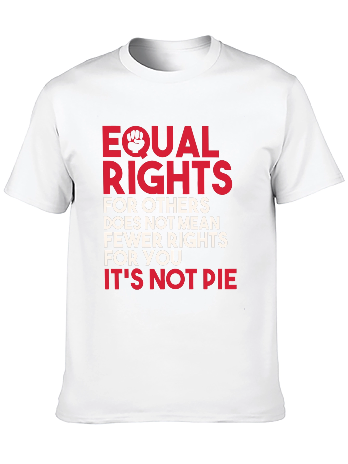Equal Rights T-Shirt: Its Not Pie Graphic Tee