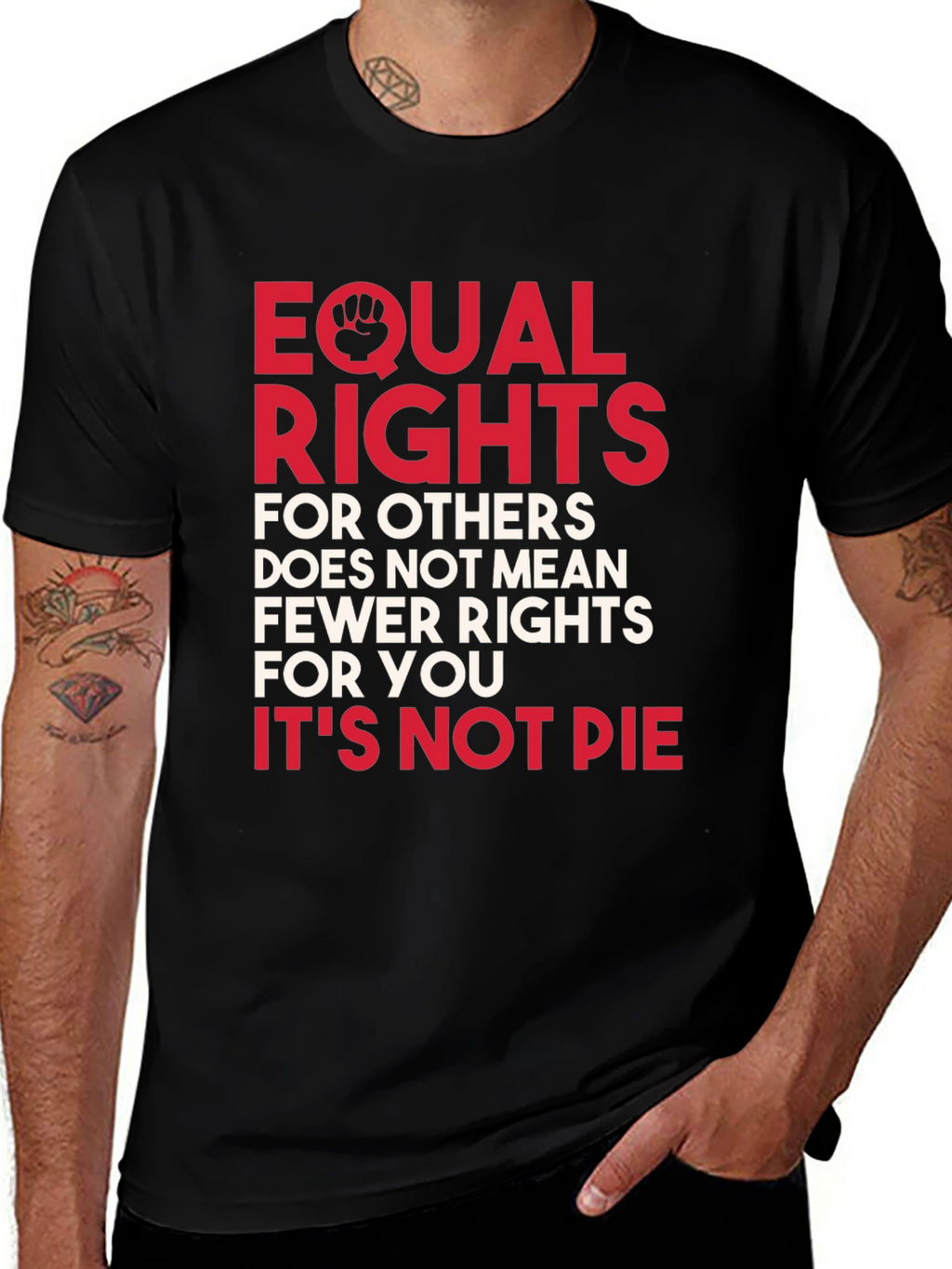 Equal Rights T-Shirt: Its Not Pie Graphic Tee