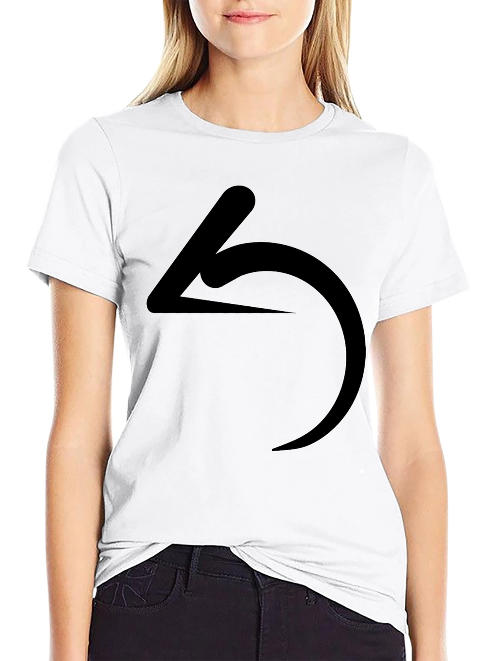 Minimalist Symbol Black T-Shirt
